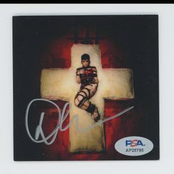 PSA DNA DEMI LOVATO SIGNED CD INSERT