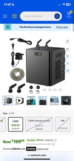 6 x 1/3 hp water chillers