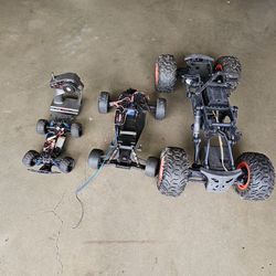 Three Rc Cars  For Sale 