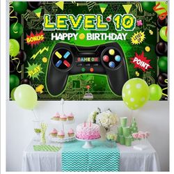 Game on Boys 10th Birthday Decor