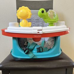 Grow-with-Me Discovery Seat and Booster, Baby Activity Seat, Booster Seat for Dining Table with Removable Tray Multi