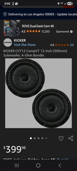 12inch cvt slim subs  kickers cvt