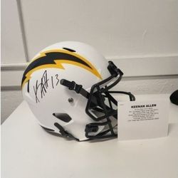 Keenan Allen Signed Autographed Full Size Helmet Speed Replica Riddell Chargers