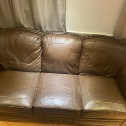 PURE LEATHER SOFA SET