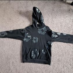 Demin Tear Hoodie