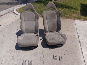 02-06 Acura RSX DC5 light grey confetti seat's