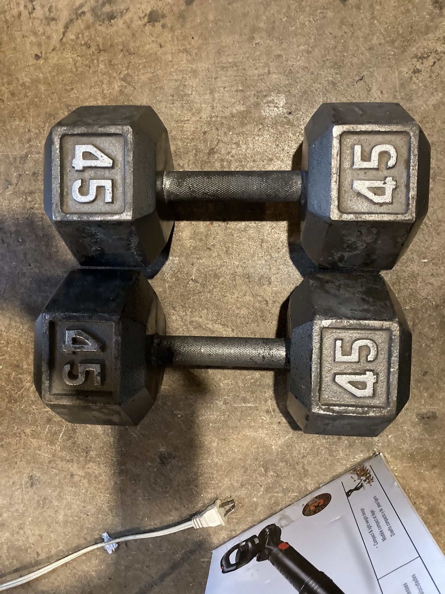 45Lb Dumbbell Set