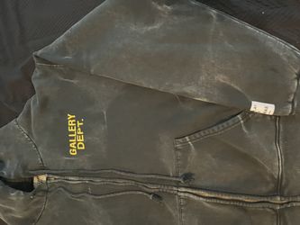 Vintage acid wash rare Gallery dept black yellow white size medium