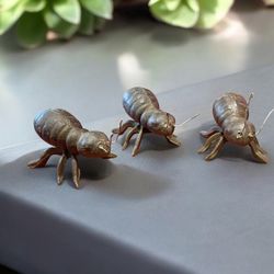 Vintage Cast Iron Ant Bug Garden Decor Figurine Paperweight Statue