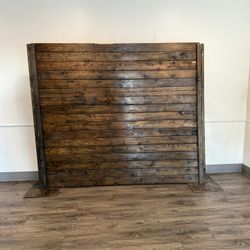 Wood Wall Backdrop 