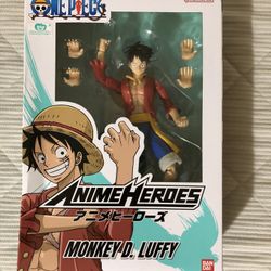Bandai Anime Heroes One Piece Monkey D. Luffy Action Figure Brand New 