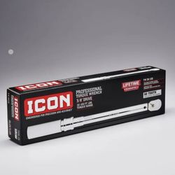 ICON 3/8 In Drive 20 To 100 Ft-lb Professional Click Tongue Wrench