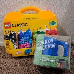 Lego Bricks and Mug