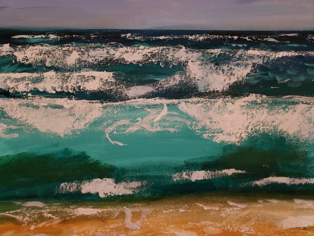 Splashing in painting