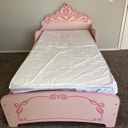 Twin size bed  with vanity