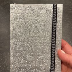 Silver Christian LaCroix Notebook