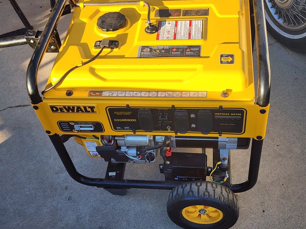 Dewalt dxgnr 8000 generator (read description)