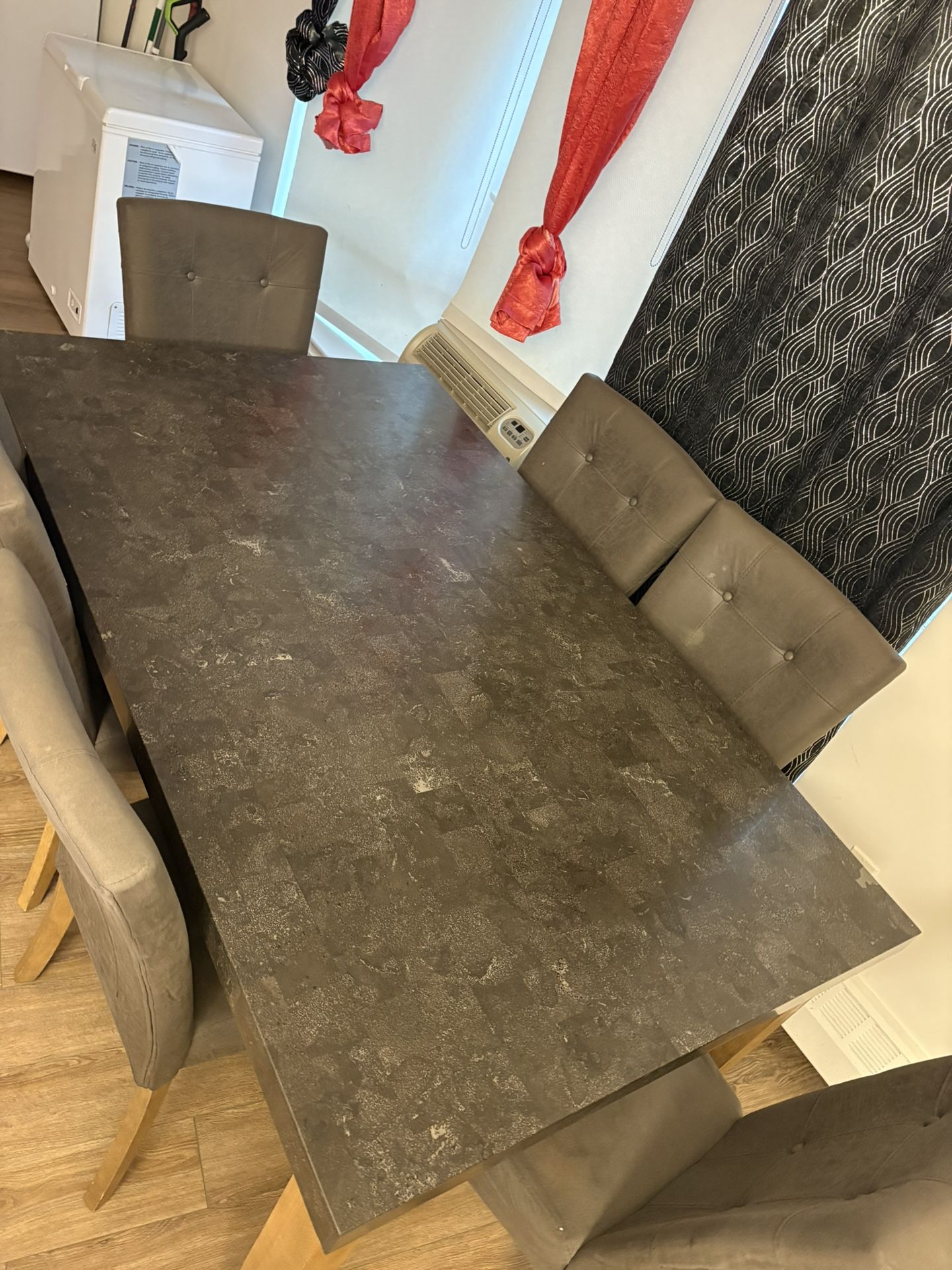 Dining Table With Six Chairs