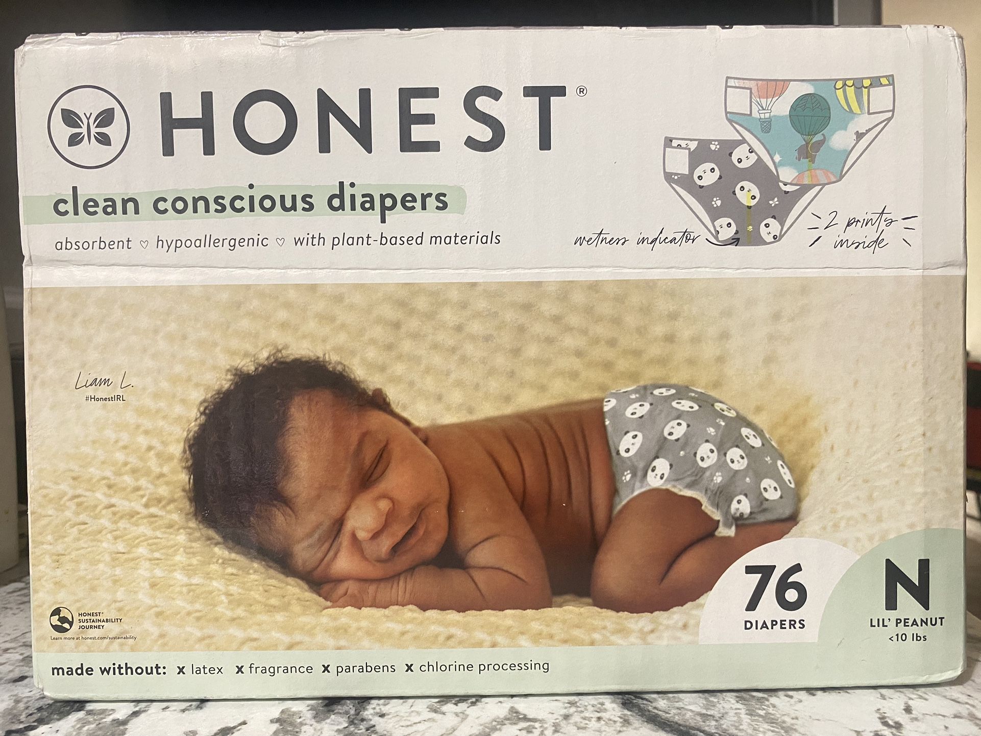 Honest Newborn diapers