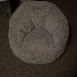Soft Gray Chair For Kids