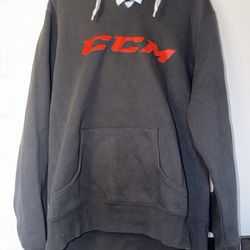CCM Hockey Hoodie Men’s Size Medium Used Pre Owned Lace Good Condition Sports US