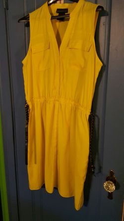Yellow casual dress (NEW)