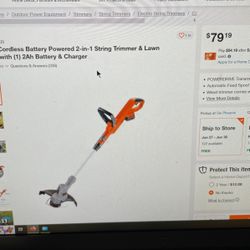 Black & Decker20v Max Cordless Battery Powered