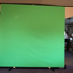 Raubay 78.7"x78.7" collapsible retractable green screen background stand case youtube twitch tiktok