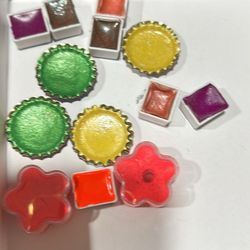 Full Pans Of Watercolor 