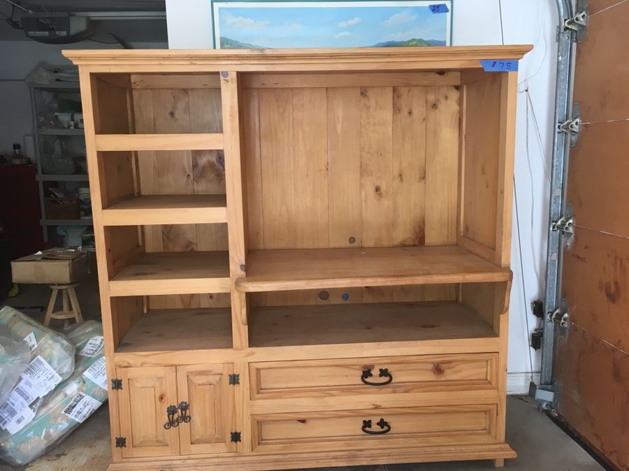 Mexican Furniture Bookcase Entertainment Center