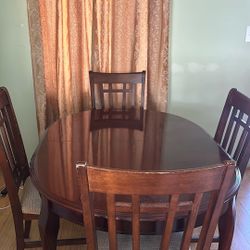 Dining Table With 6 Chairs With Extension 