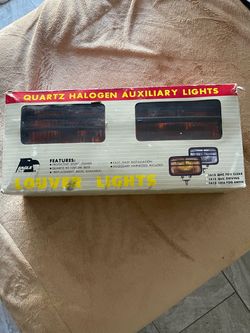 Quartz halogen auxiliary lights