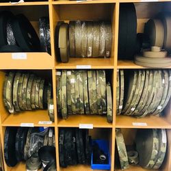 Military Belt Buckles (100 Pieces, Includes Tips)