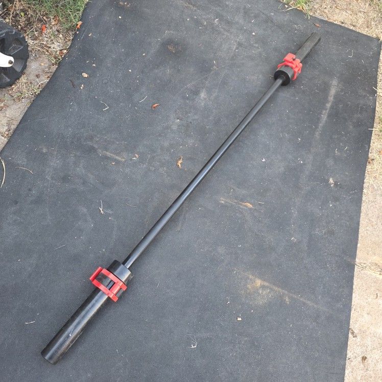 5ft Olympic Barbell With Clamps