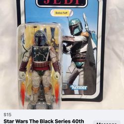 Star Wars The Black Series 40th Anniversary “ BOBAFETT”