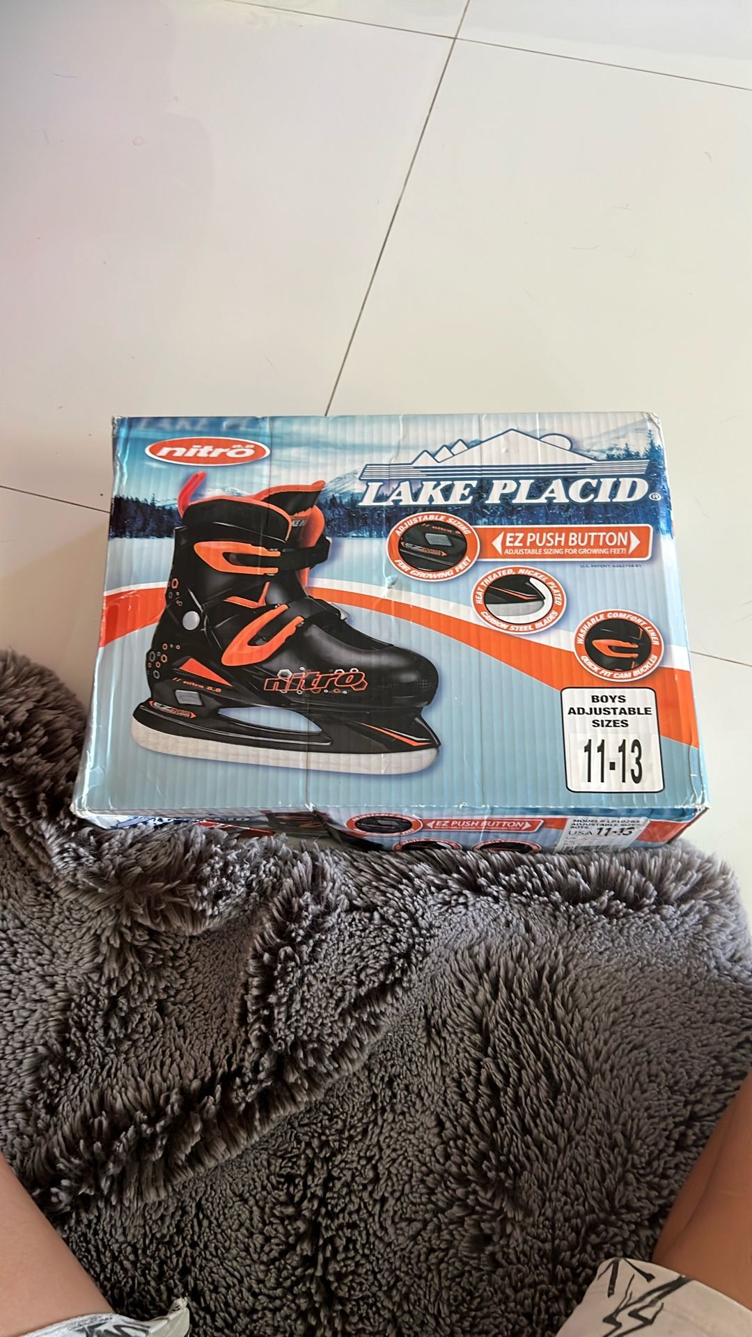 Ice Skates From Lake Placid Red And Black