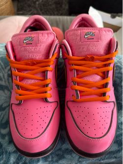 Mens Nike SB dunk low Powerpuff girls Blossom