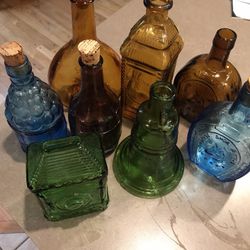 Lot of Large Antique Wheaton NJ Bottles