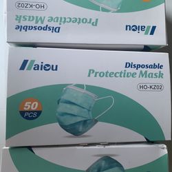 50 Pack Of Sealed Protective Face mask $10 - Box