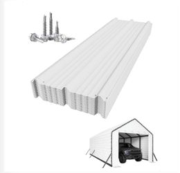 🏠 GARVEE GALVANIZED STEEL ROOFING PANELS – 16 PIECES
