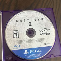Sony Playstation 4 PS4 Destiny 2 Video Game 