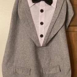 Top Paw Large Dog Tuxedo Shirt, Vest, Bow Tie New
