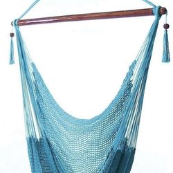 Sunnydaze Hanging Rope Hammock Chair Swing