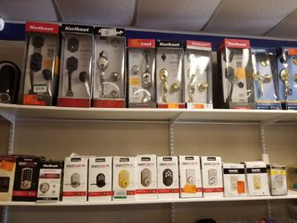 Kwikset full door sets and key pad door locks