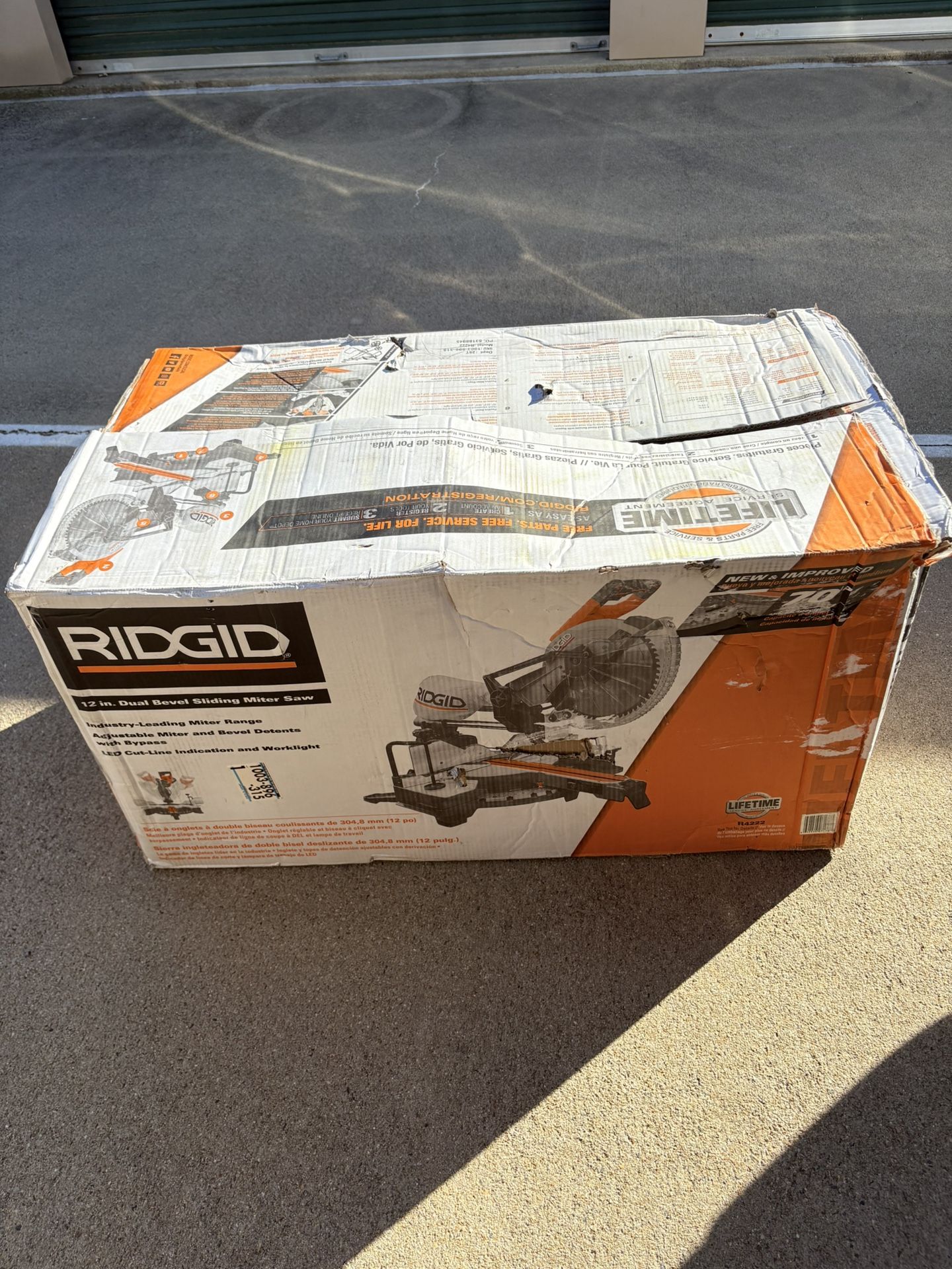 Ridgid 12” Miter Saw 