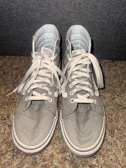 Grey  High-Top Vans Size 8