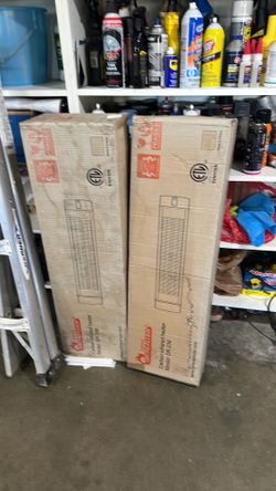 Two DR – 238 carbon infrared heater $50 each