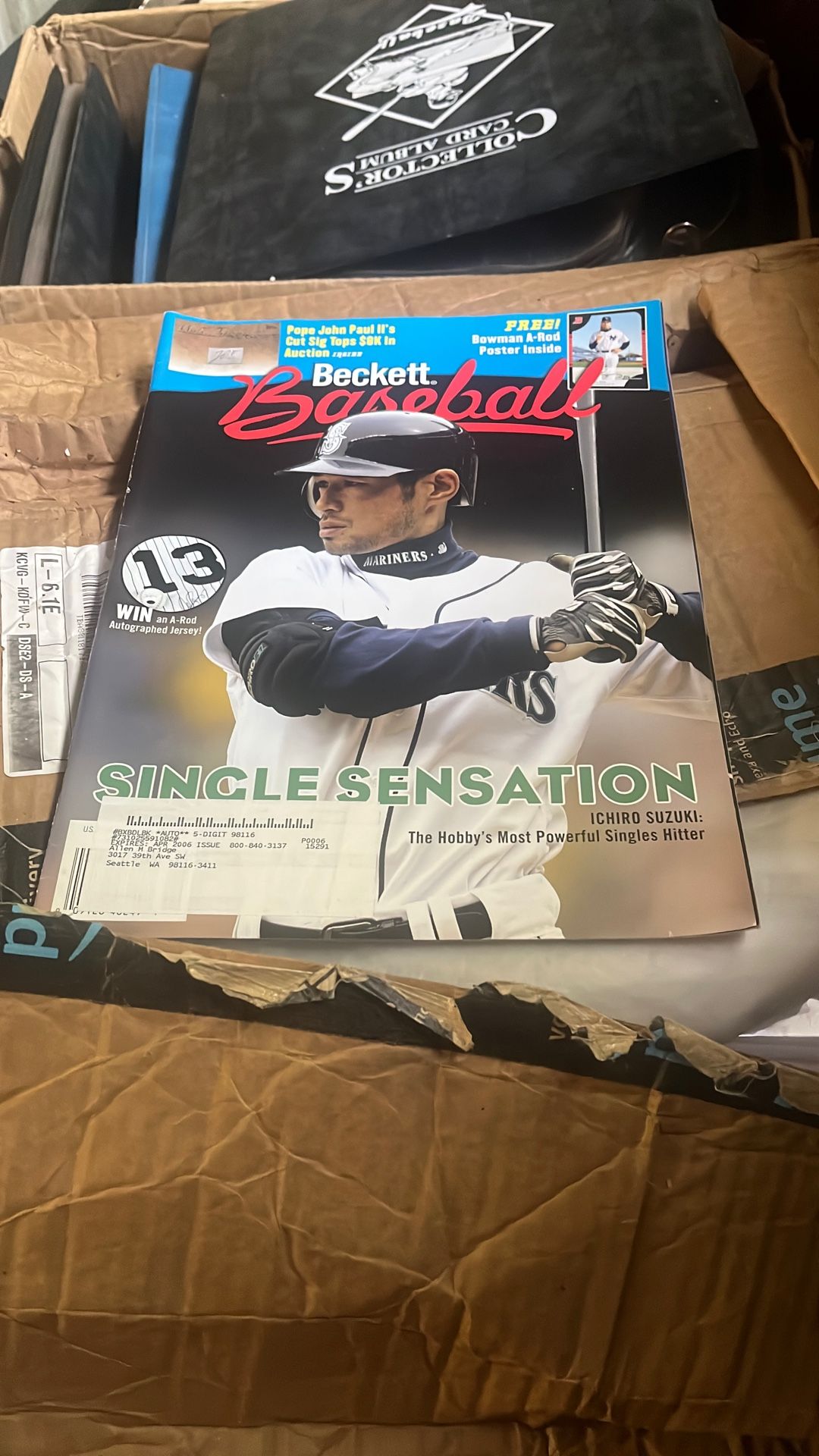 June 2005 Ichiro Beckett Baseball Monthly