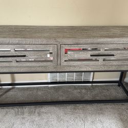 Modern, Rustic Set of Console Table & Side Table- FREMONT/ 94538