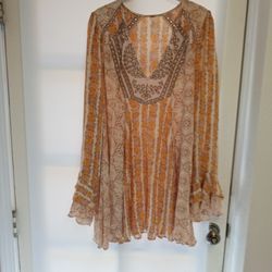 Free People Boho Women's  "Fallin Into Your Tunic" XS 